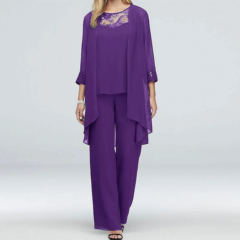 WW | Damen Elegante Zweiteiler Satz Outfit