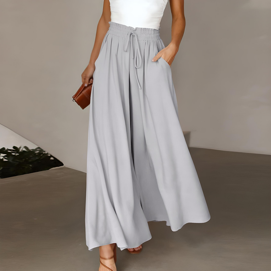 WW | Damen Elegant Weite Hose Sommer