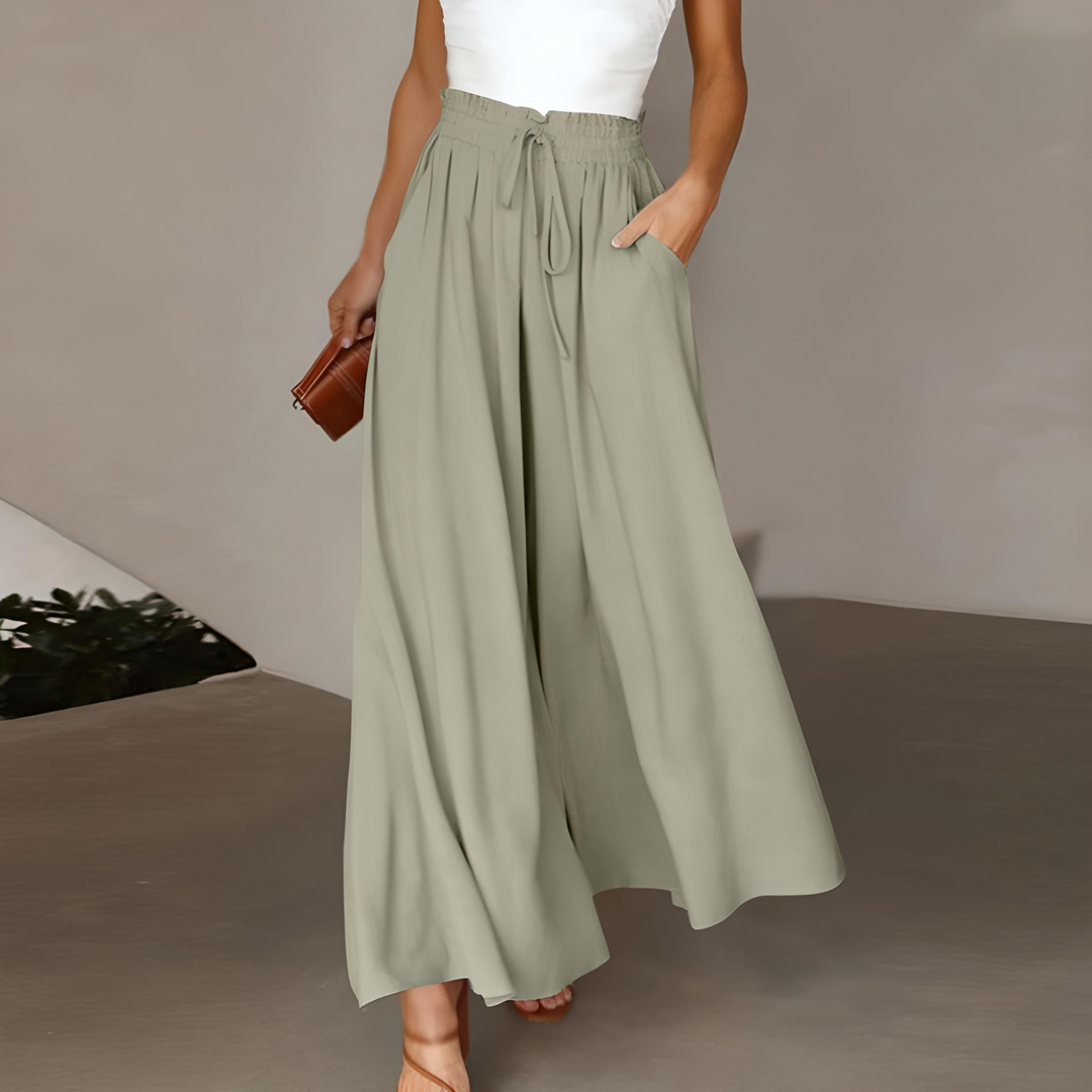 W&W Mode | Damen Elegant Weite Hose Sommer
