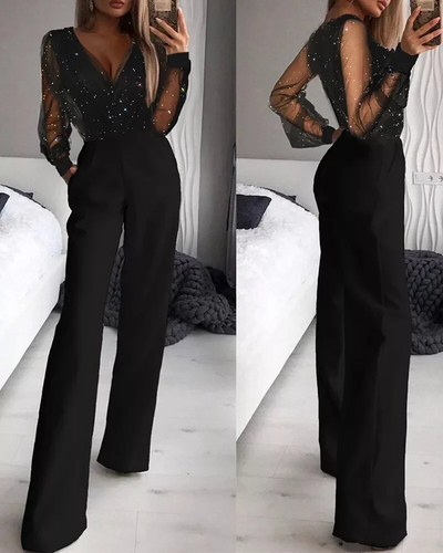 WW | Damen Eleganter Jumpsuit Festlich