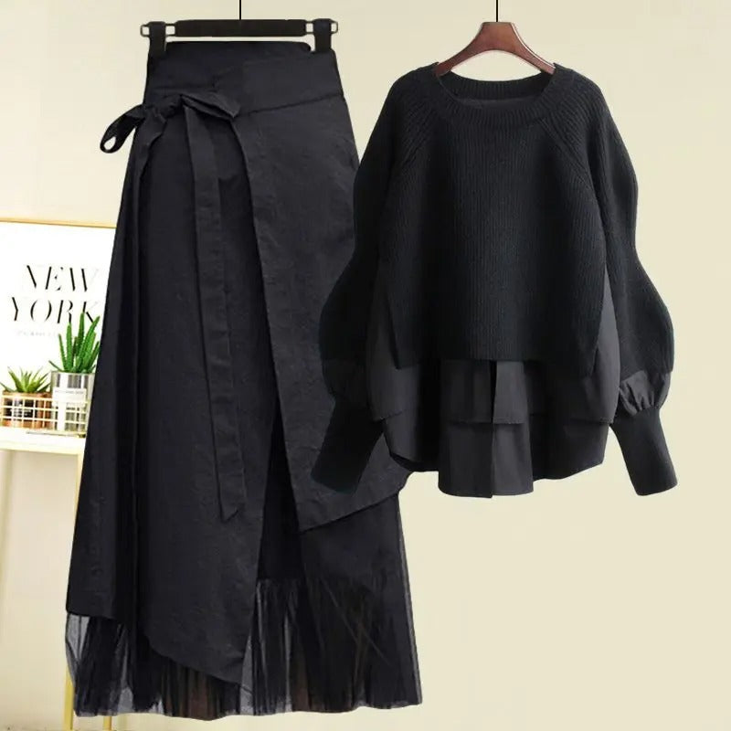 WW | Damen Festlich Outfit Zweiteiler Satz
