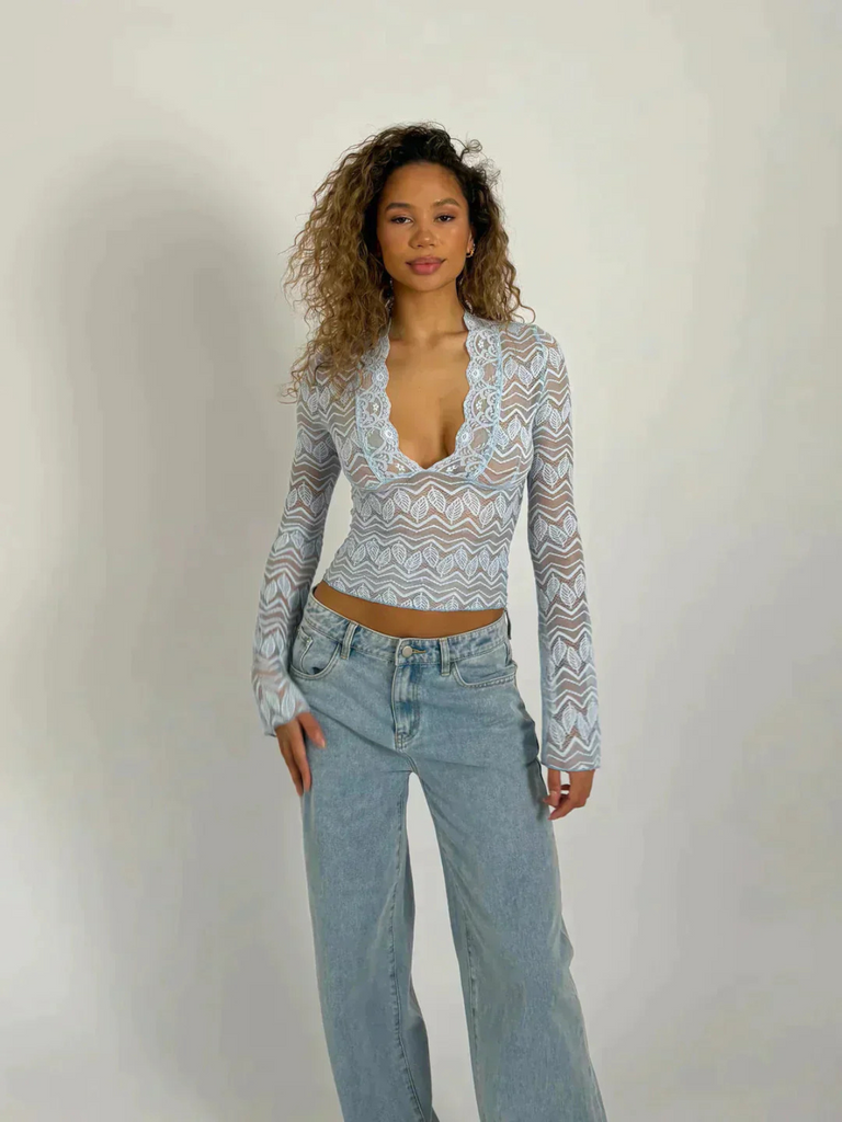 WW | Damen Festliche Oberteil Elegant Top
