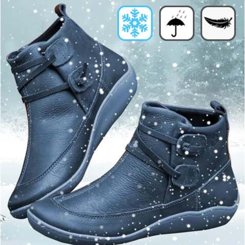 WW | Damen Flach Stiefeletten Elegant