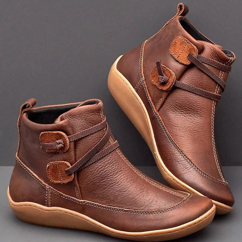 WW | Damen Flach Stiefeletten Elegant
