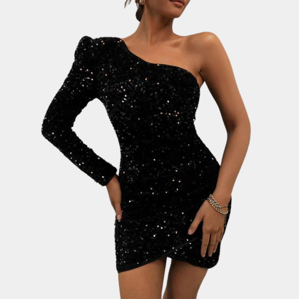 WW | Glitzer Partykleid Mini