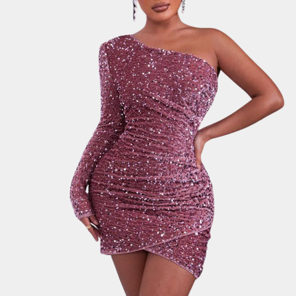 WW | Glitzer Partykleid Mini