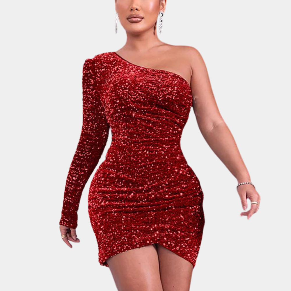 WW | Glitzer Partykleid Mini