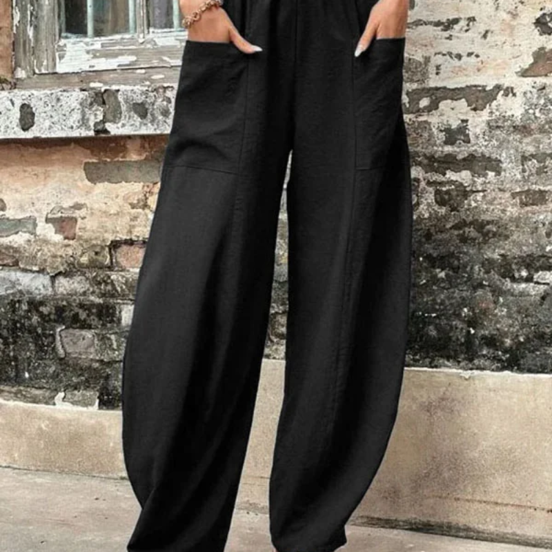 W&W Mode | Damen High-waist Hose Loose Fit
