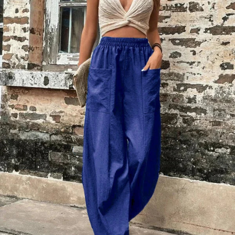 W&W Mode | Damen High-waist Hose Loose Fit