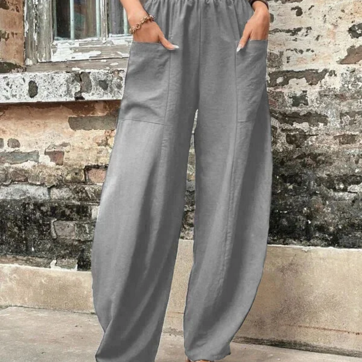 W&W Mode | Damen High-waist Hose Loose Fit