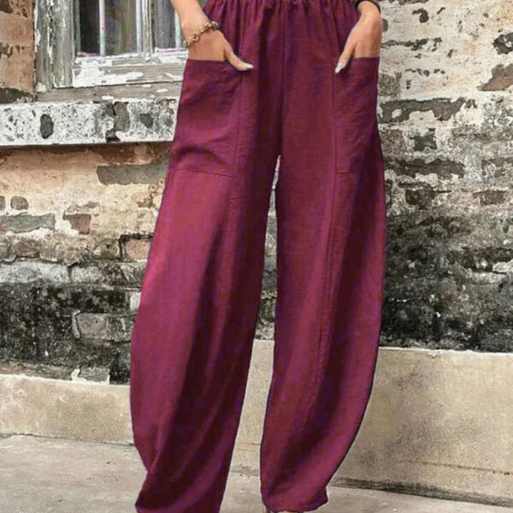 W&W Mode | Damen High-waist Hose Loose Fit