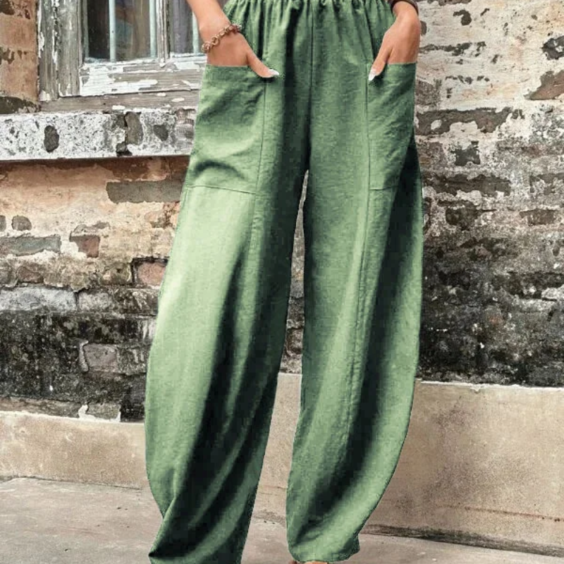 W&W Mode | Damen High-waist Hose Loose Fit