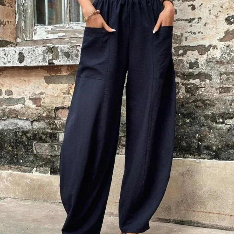 W&W Mode | Damen High-waist Hose Loose Fit