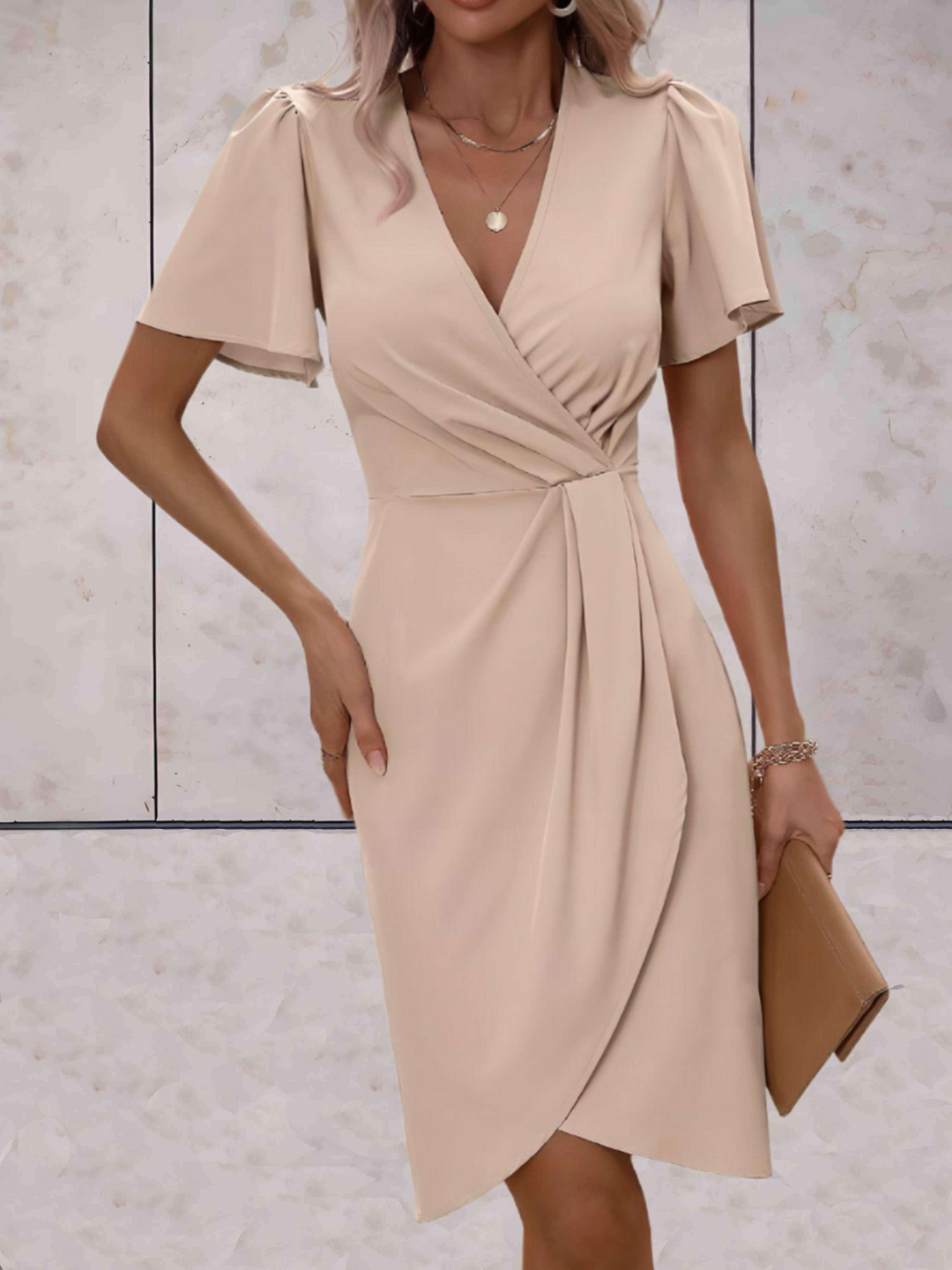 W&W Mode | Hochzeitsgast Wickelkleid Mini