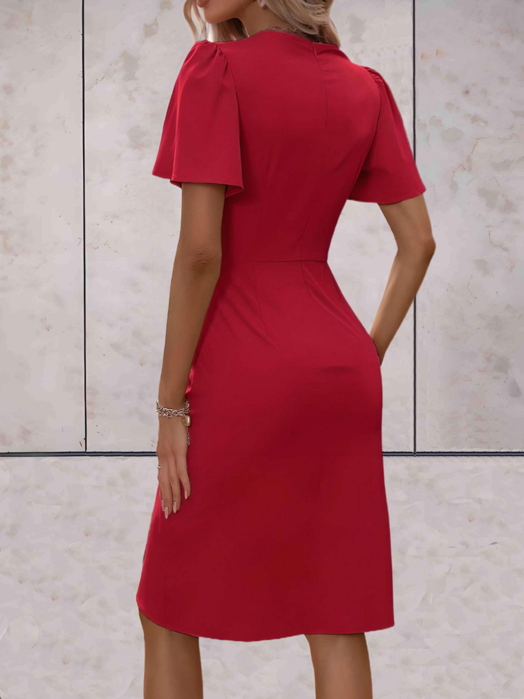 W&W Mode | Hochzeitsgast Wickelkleid Mini