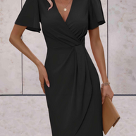 WW | Hochzeitsgast Wickelkleid Mini