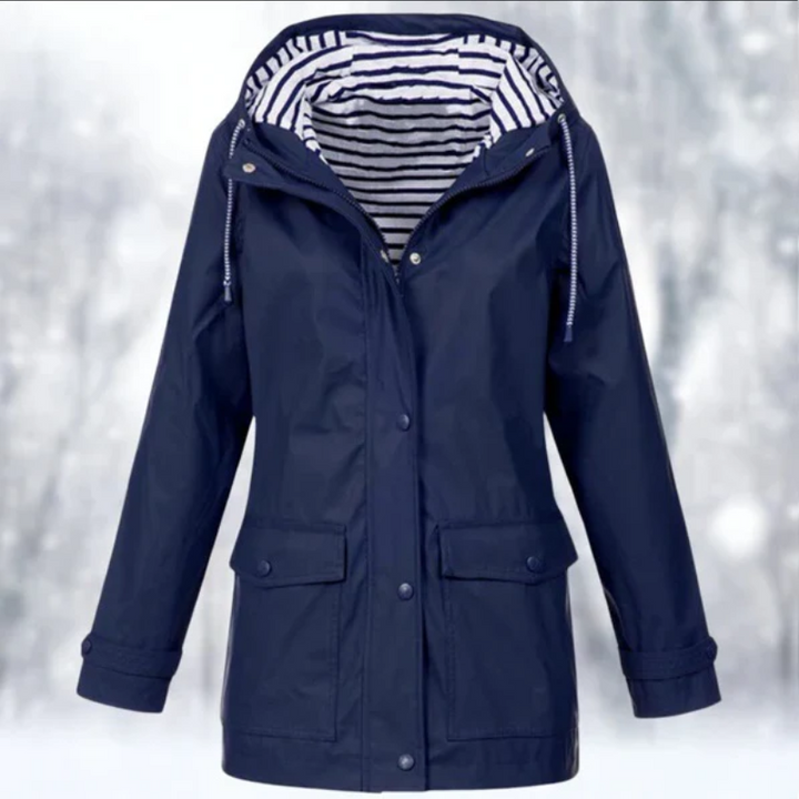 W&W Mode | Damen Kapuze Regenjacke Wasserdichte