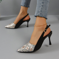 WW | Damen Kitten Heels Schwarz