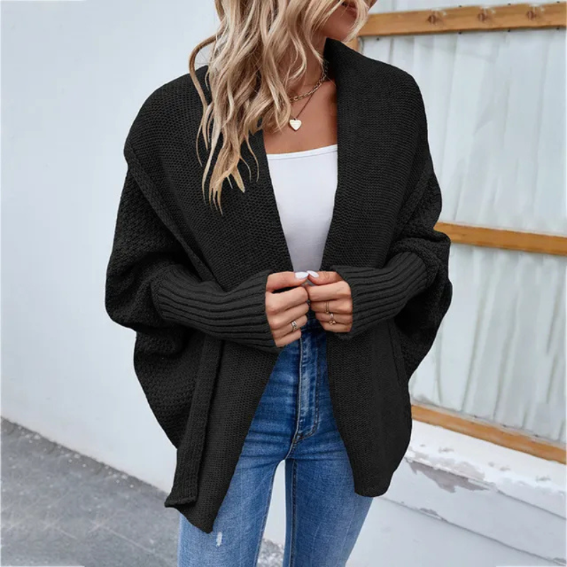 WW | Damen Kurz Strickjacke Weiß