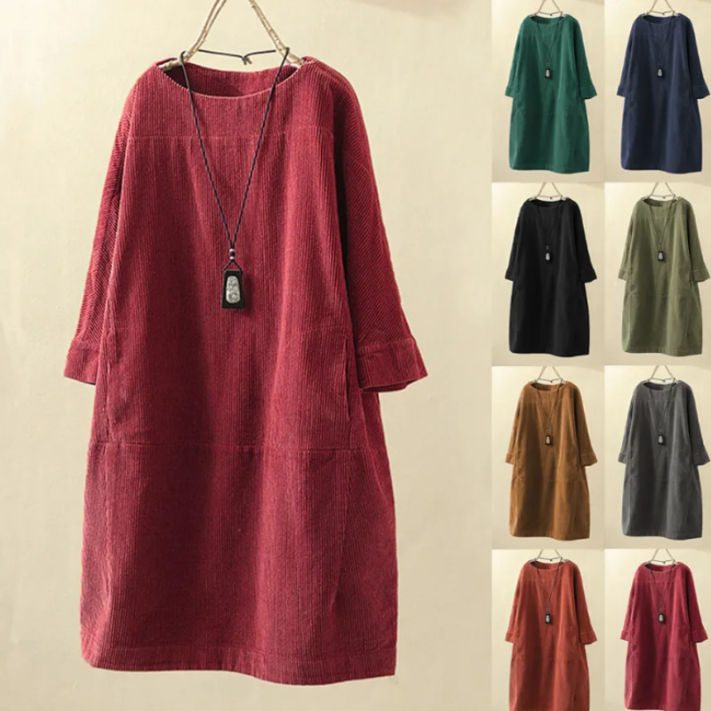 WW | Lange Tunika Kleid in Midi-Länge