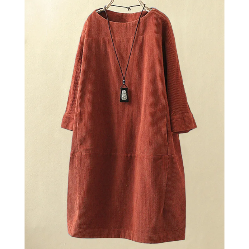 WW | Lange Tunika Kleid in Midi-Länge