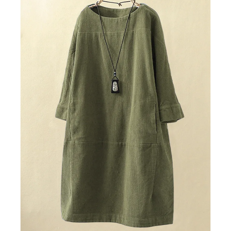 WW | Lange Tunika Kleid in Midi-Länge