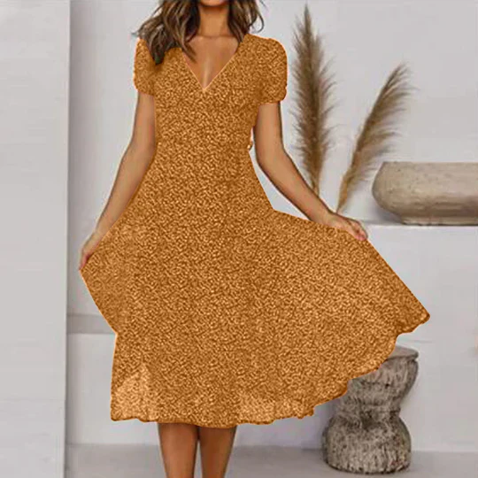 W&W Mode | Luftiges Midi Kleid Sommerstil