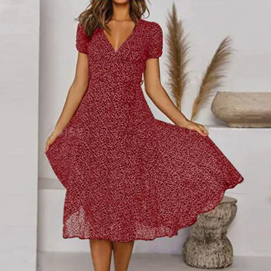 W&W Mode | Luftiges Midi Kleid Sommerstil