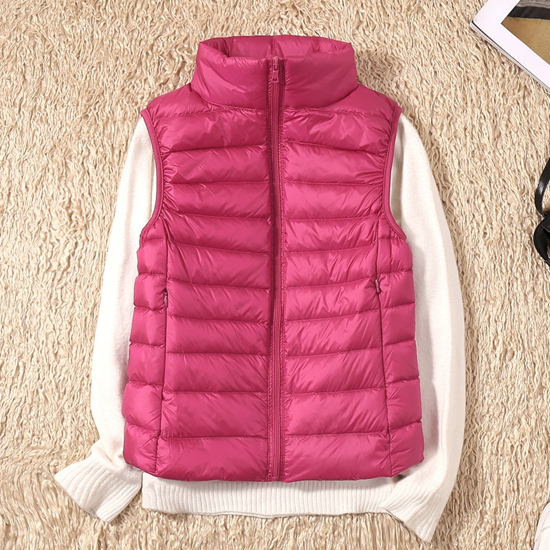 W&W Mode | Damen Leichte Steppjacke Ärmellose Weste