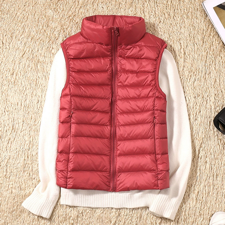 W&W Mode | Damen Leichte Steppjacke Ärmellose Weste