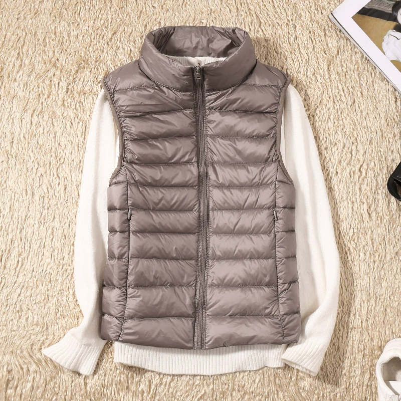 W&W Mode | Damen Leichte Steppjacke Ärmellose Weste