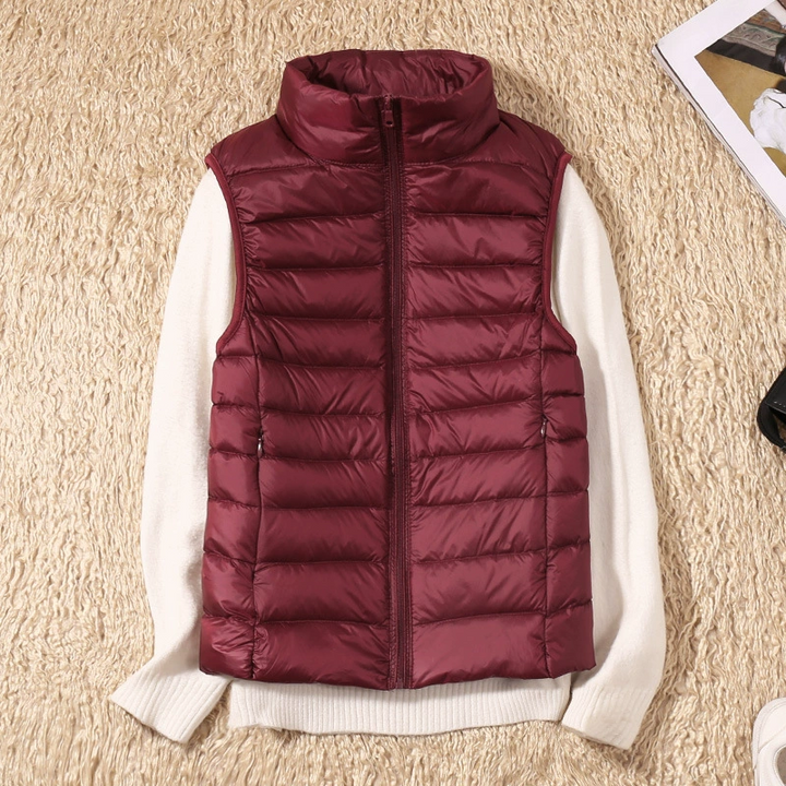 W&W Mode | Damen Leichte Steppjacke Ärmellose Weste