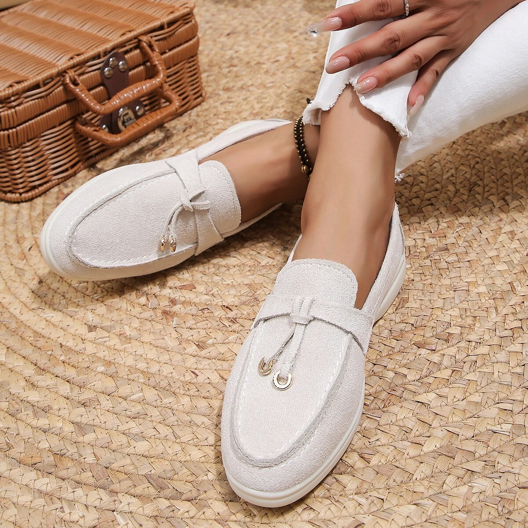 W&W Mode | Damen Loafer Beige Elegant
