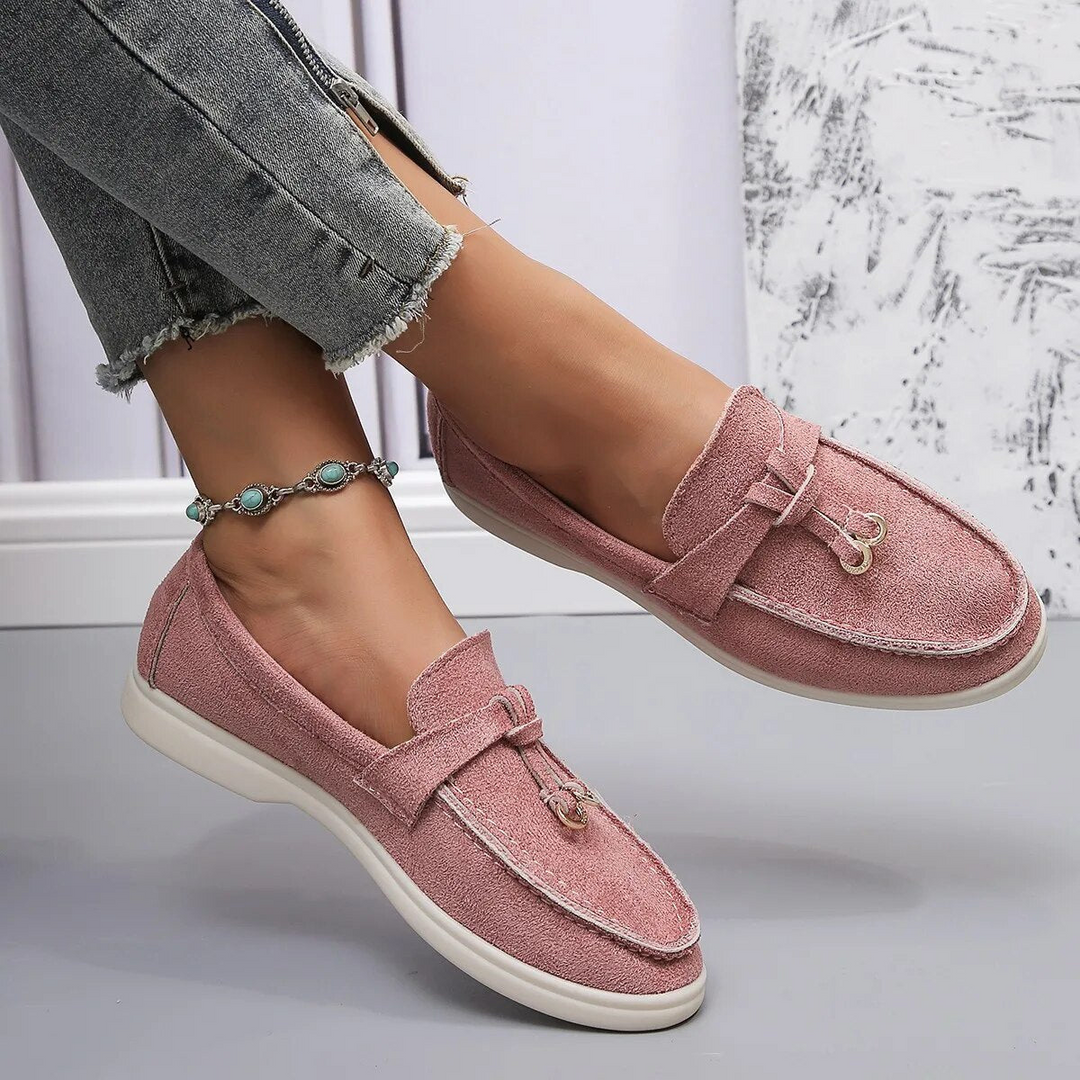 W&W Mode | Damen Loafer Beige Elegant