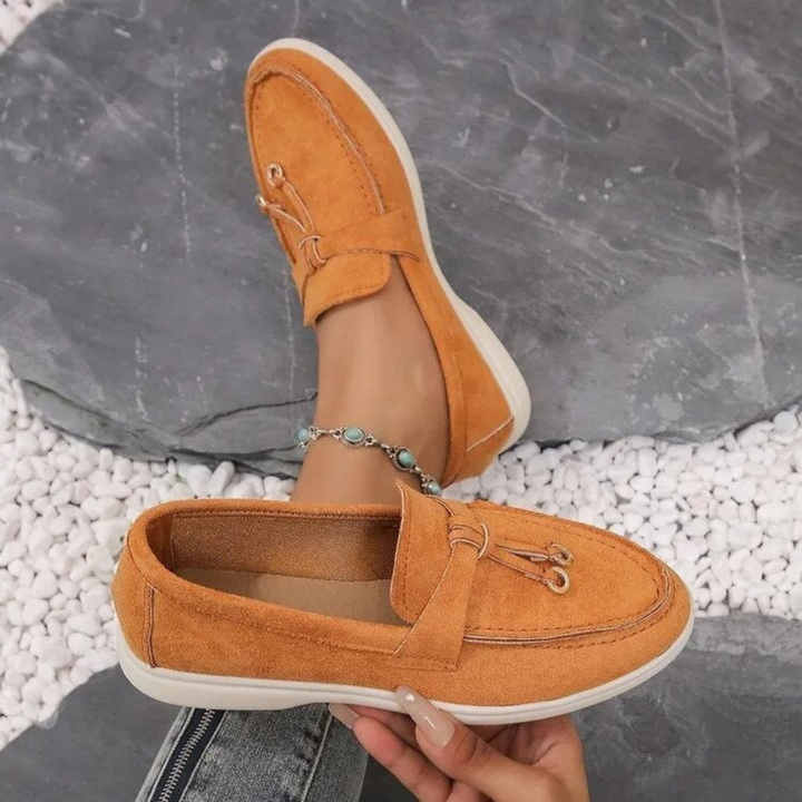 W&W Mode | Damen Loafer Beige Elegant