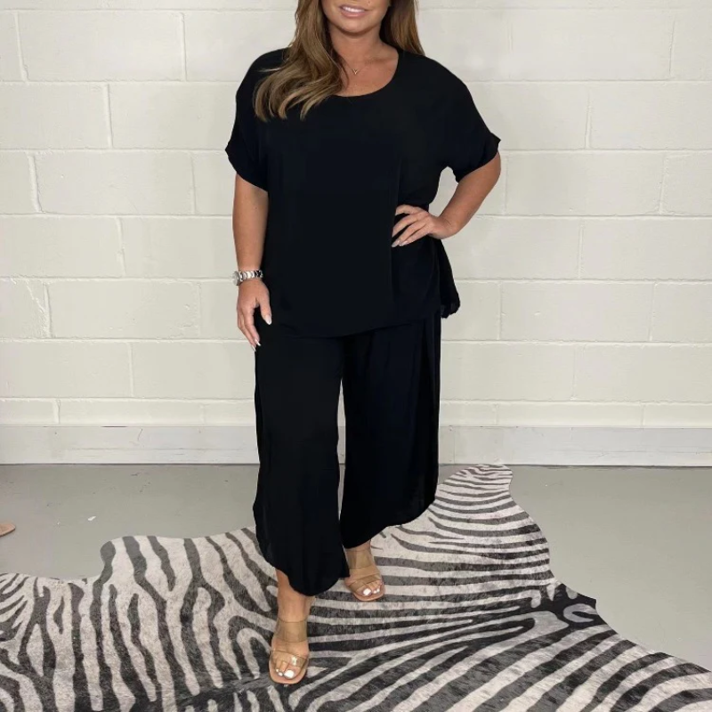 WW | Damen Sommer Zweiteiler Komplette Outfit