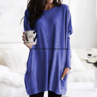 WW | Damen Ausgefallene Strickpullover Oversize