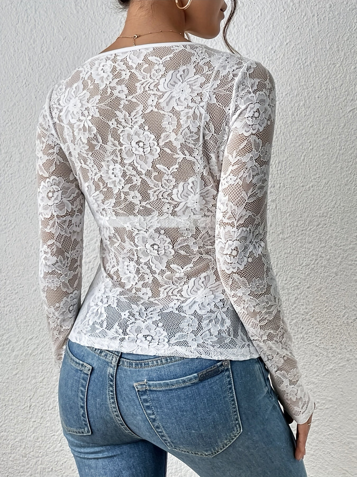 W&W Mode | Damen Langarm Oberteil Elegante