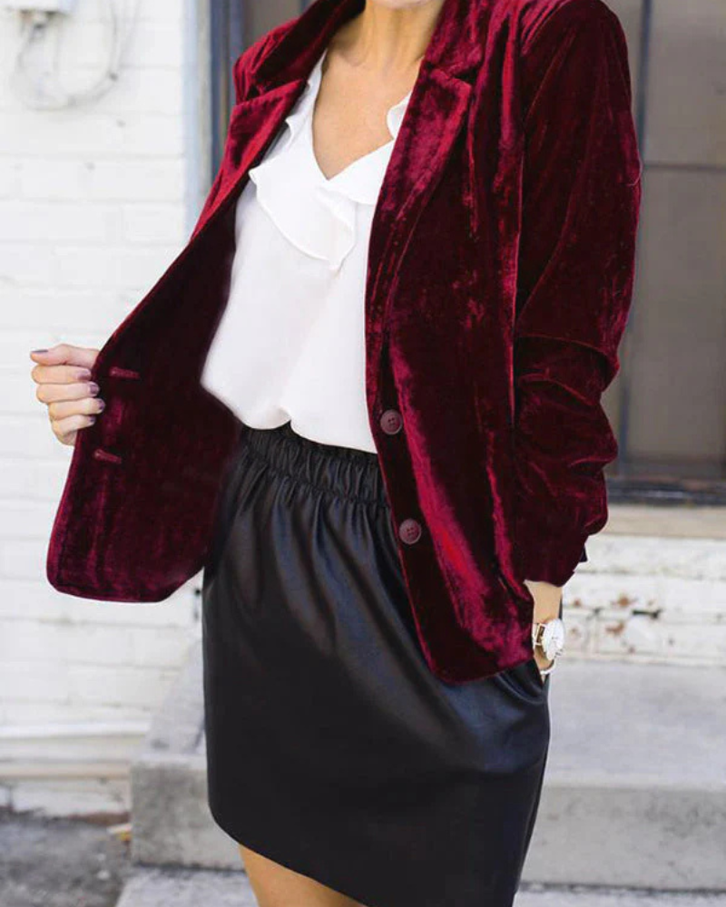 WW | Damen Schwarzer Blazer Elegant
