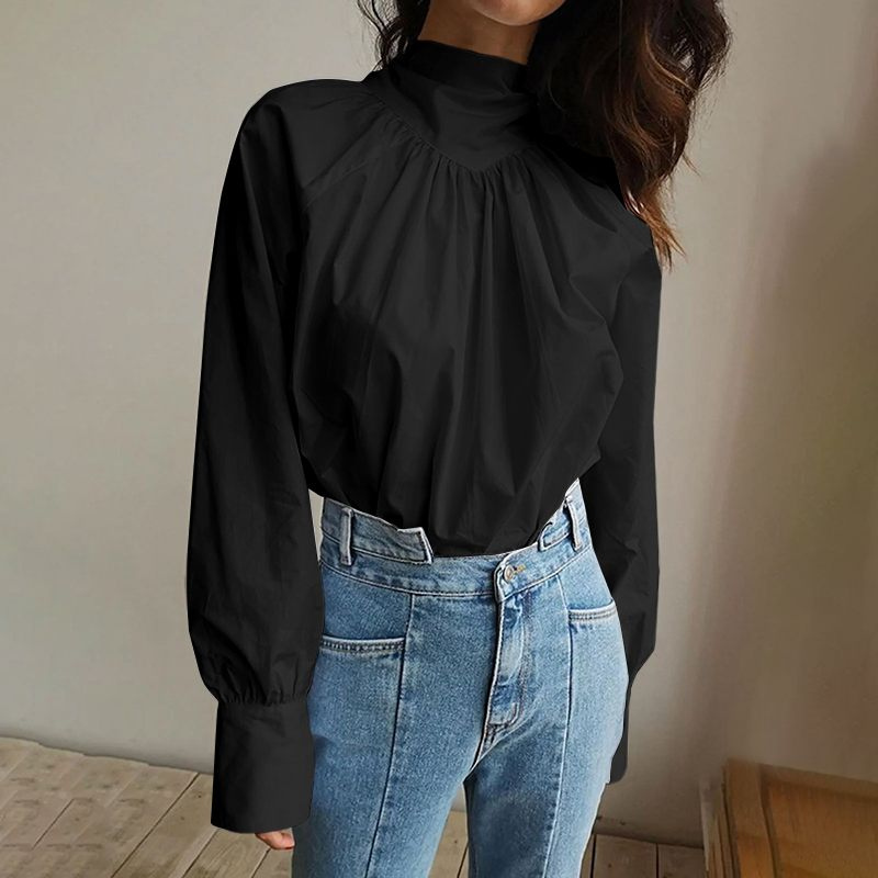 WW | Damen Schwarz Oberteile Schicken Top