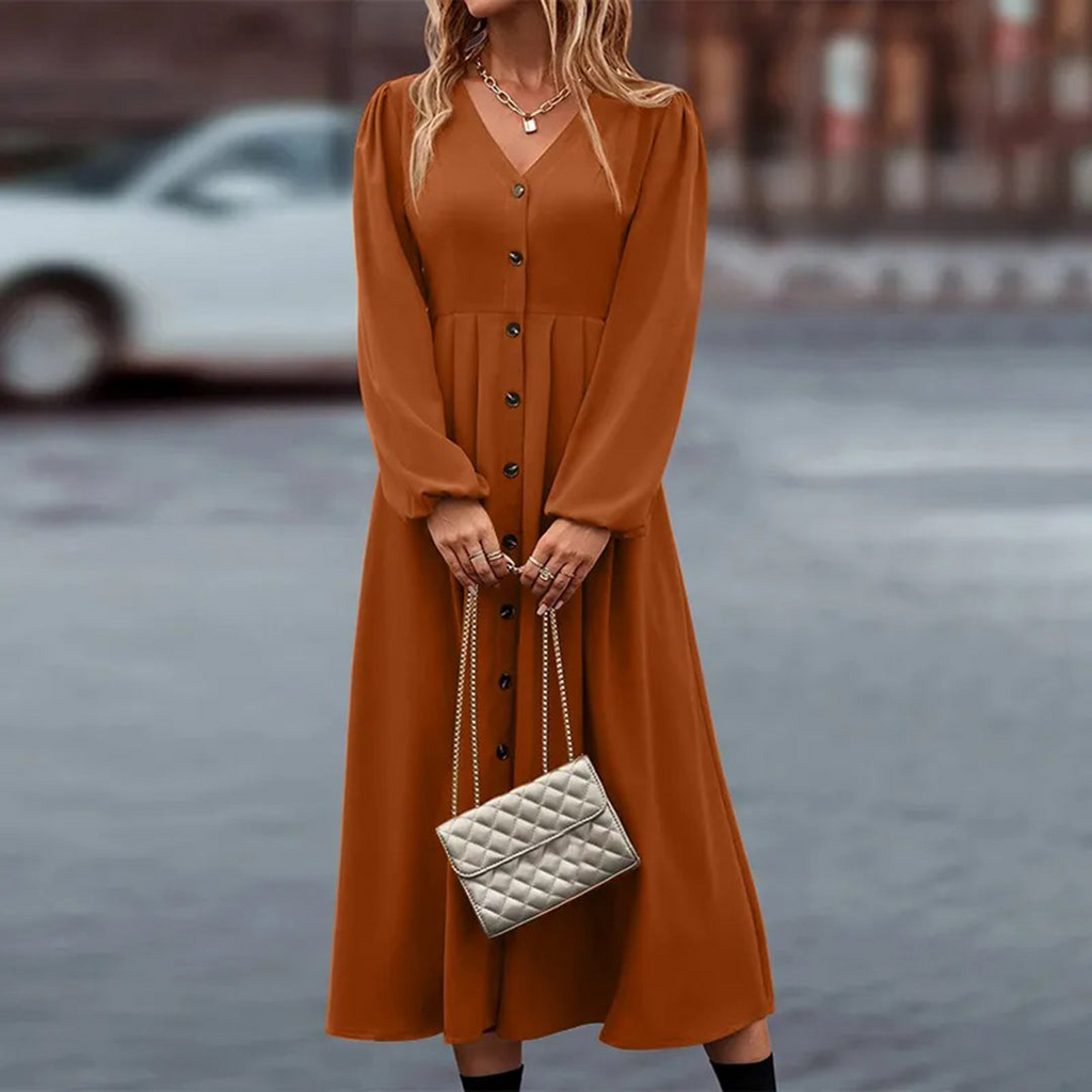 WW | Schwarz Shirtkleid Midi