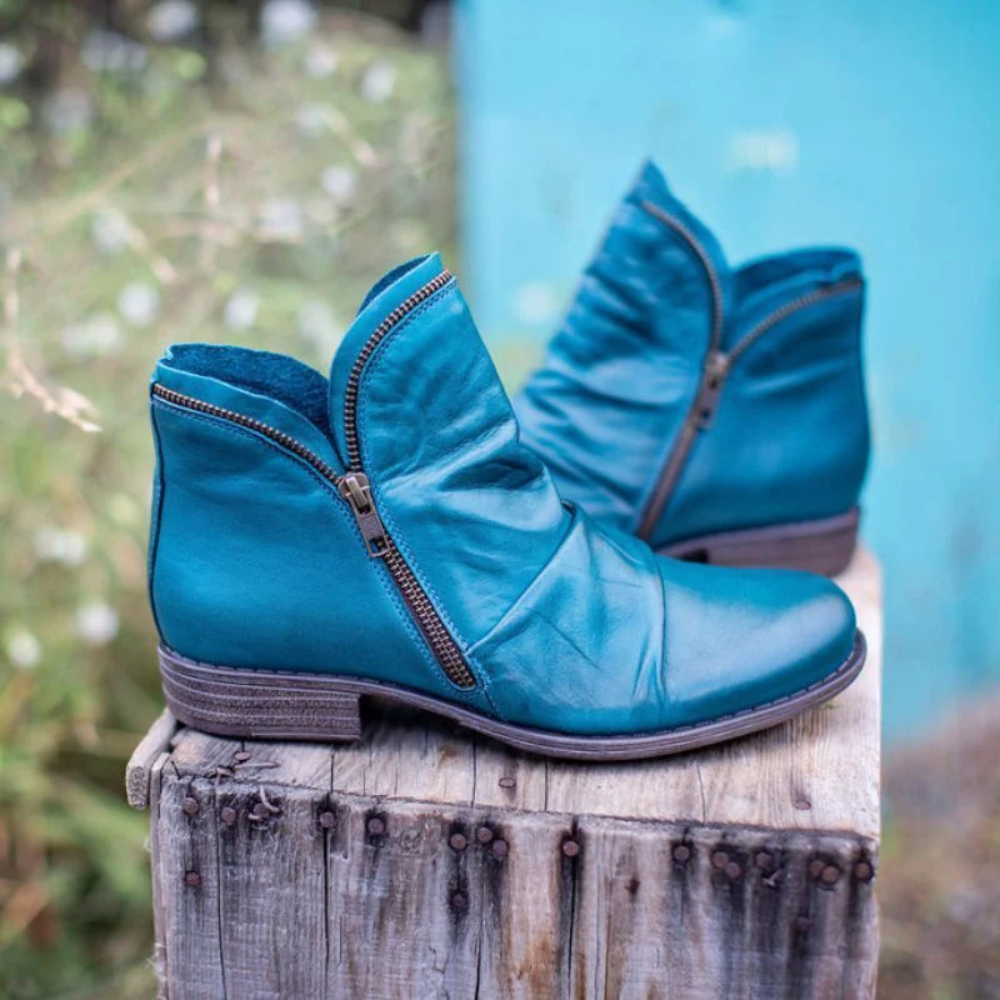 WW | Damen Schwarz Stiefeletten Wasserdicht