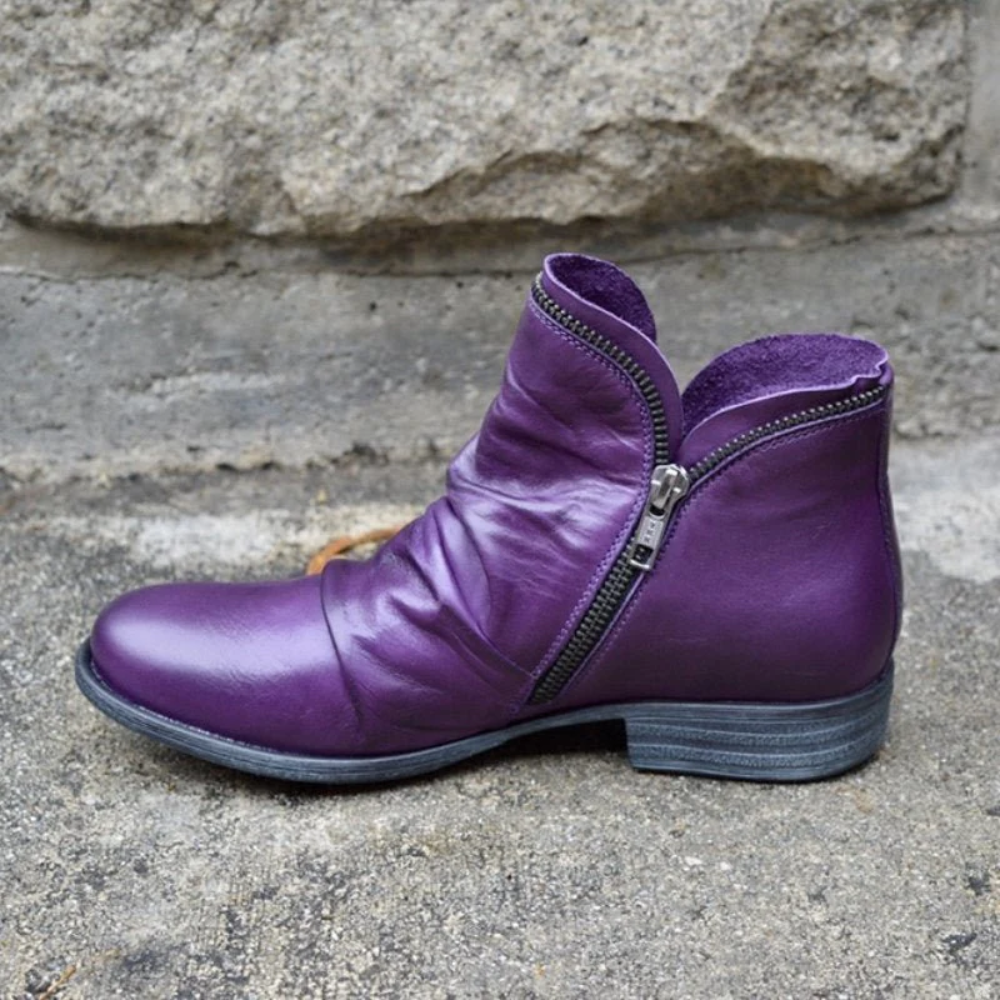 WW | Damen Schwarz Stiefeletten Wasserdicht