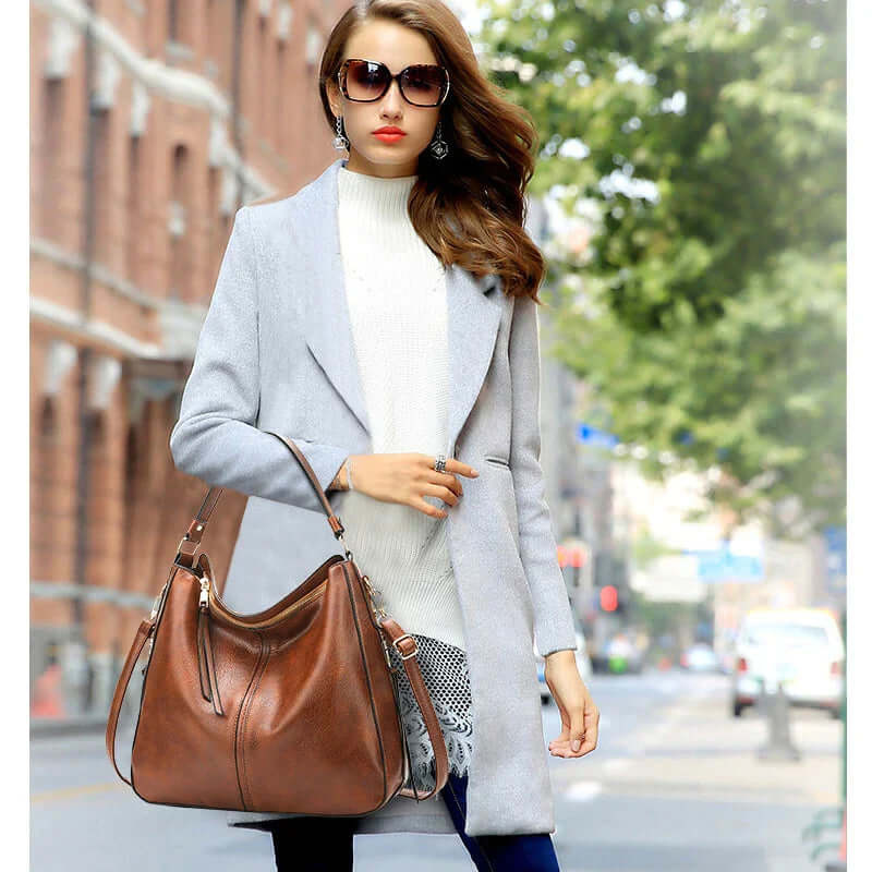WW | Handtasche Damen Schwarz Groß