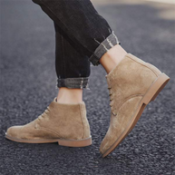 WW | Damen Schwarze Stiefeletten Flach