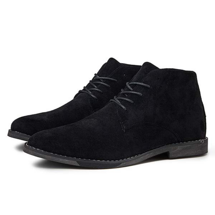 W&W Mode | Damen Schwarze Stiefeletten Flach