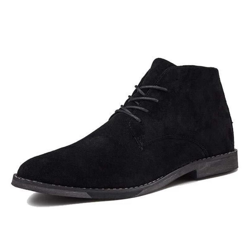 W&W Mode | Damen Schwarze Stiefeletten Flach