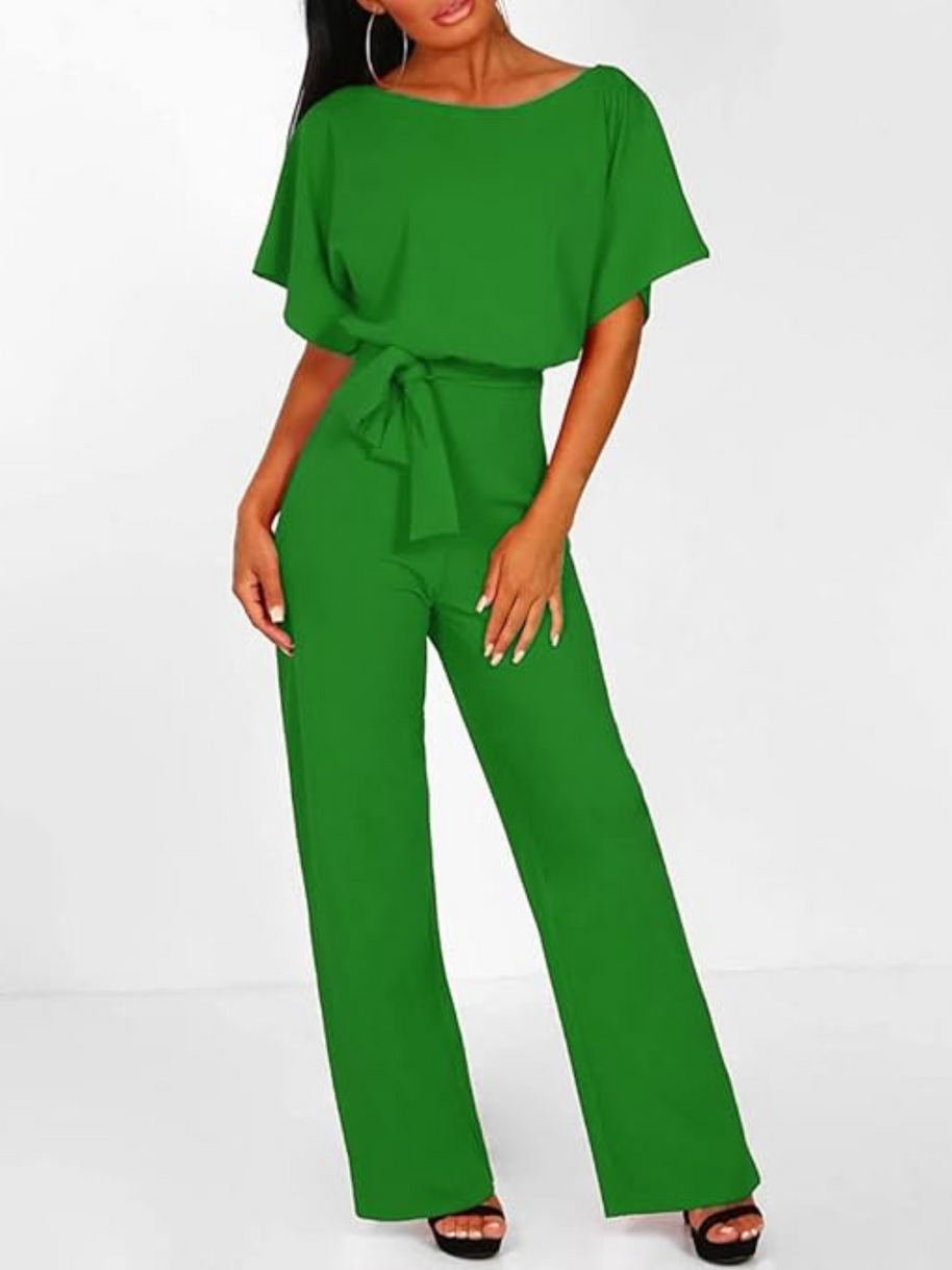WW | Damen Eleganter Jumpsuit Schwarz