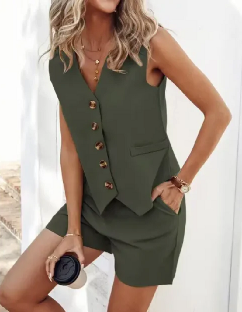 WW | Damen Sommer Zweiteiler Outfit Set