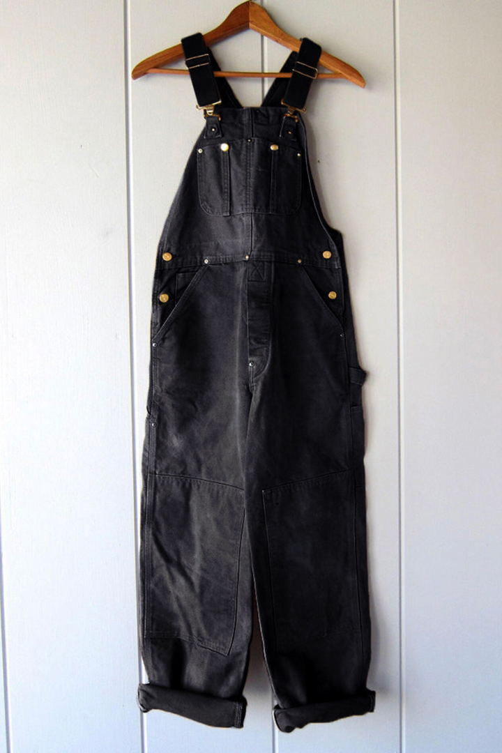 W&W Mode | Locker Geschnittener Overall mit Hoher Taille und Geraden Hosenbeinen